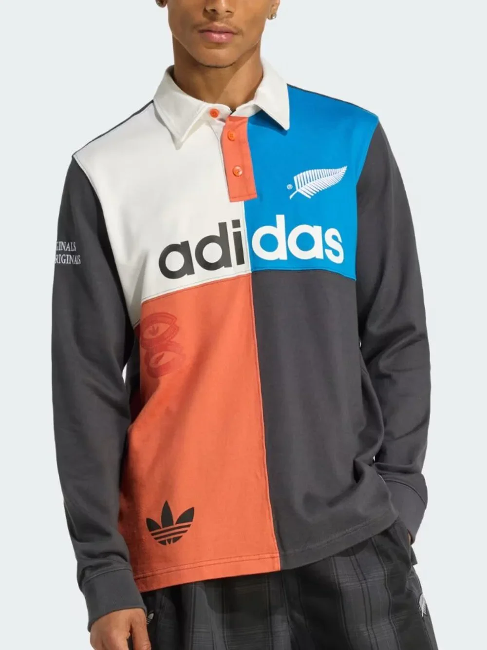 Adidas Originals & All Blacks Men’s Heritage Rugby Polo Shirt, Size XL (New)